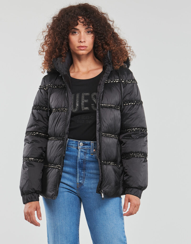 Duvet Guess LEONIE JACKET Nero Piumini Donna - 2