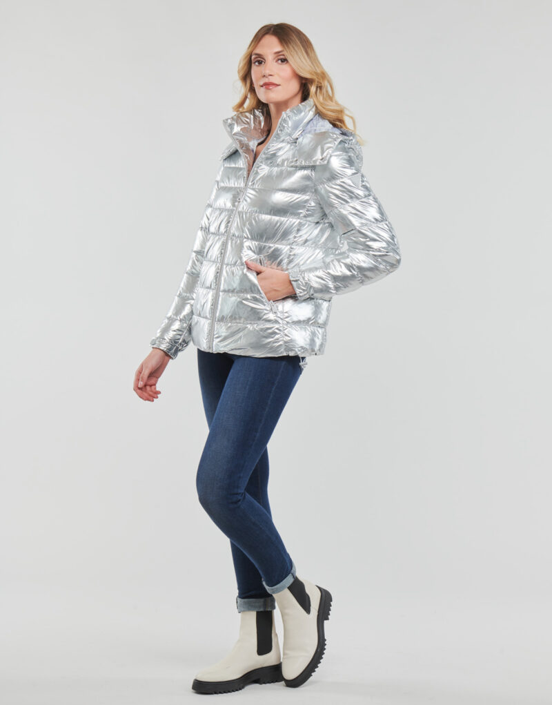 Piumino Guess FIORENZA JACKET Grigio Piumini Donna - 3