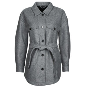 Mantella  Only  ONLEMMA FREJA SHACKET OTW  Grigio -  Mantelle Donna