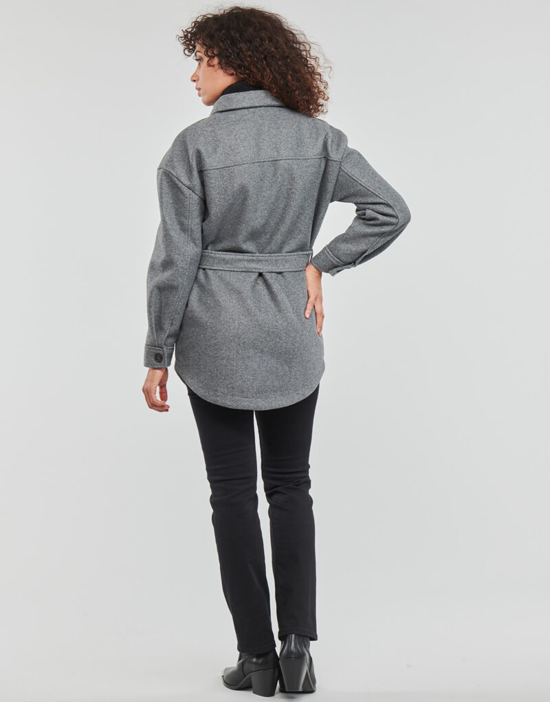 Mantella Only ONLEMMA FREJA SHACKET OTW Grigio Mantelle Donna - 4