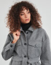 Mantella Only ONLEMMA FREJA SHACKET OTW Grigio Mantelle Donna - 5