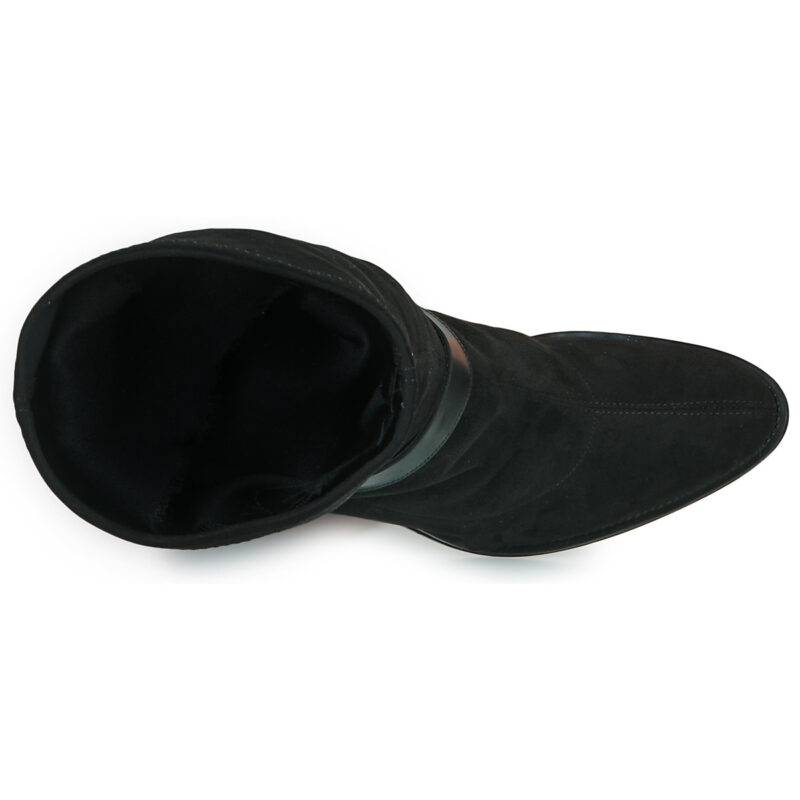 Otess / Zoï  12520-LICRA-ANIL-NOIR  Nero -  Stivali con tacco  Donna - 6