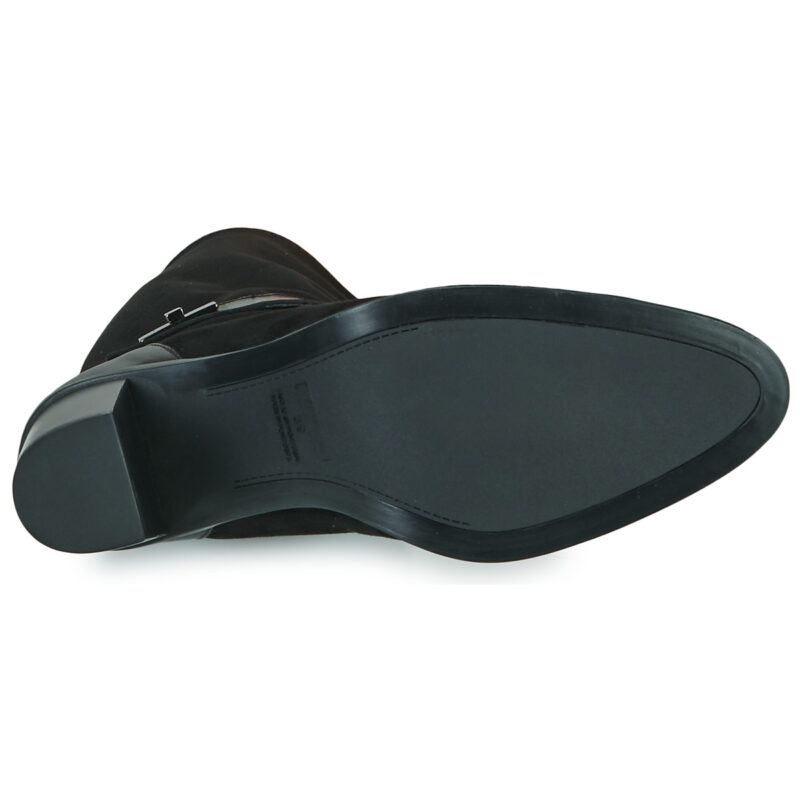 Otess / Zoï  12520-LICRA-ANIL-NOIR  Nero -  Stivali con tacco  Donna - 7