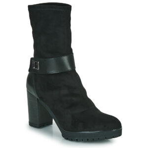Otess / Zoï  12600-LICRA-ANIL-NOIR  Nero -  Stivaletti Donna