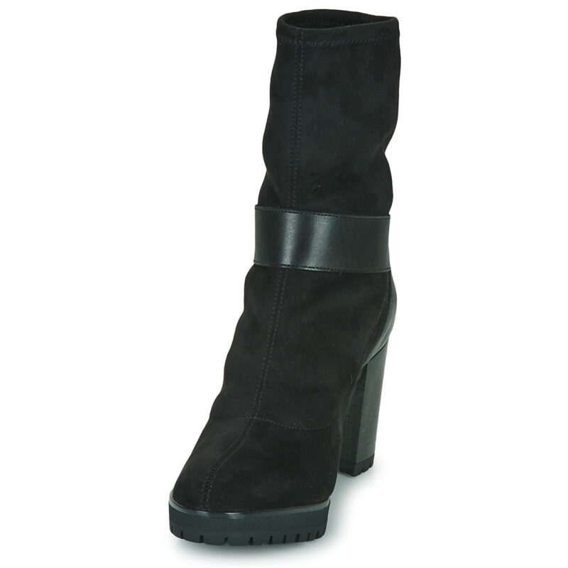 Otess / Zo&iuml; 12600-LICRA-ANIL-NOIR Nero Stivaletti Donna - 3
