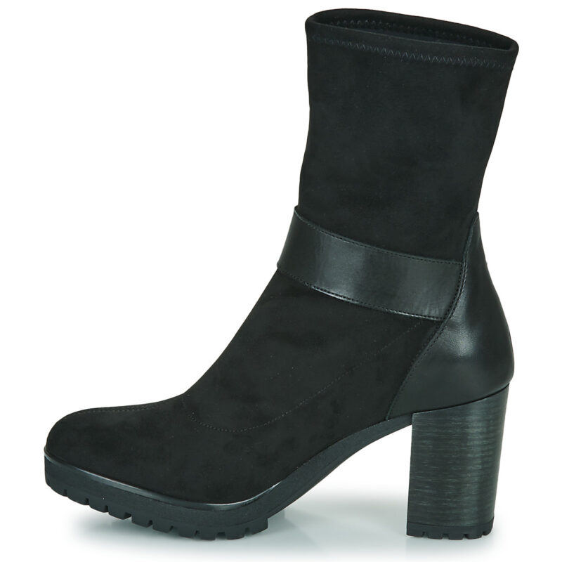Otess / Zo&iuml; 12600-LICRA-ANIL-NOIR Nero Stivaletti Donna - 4