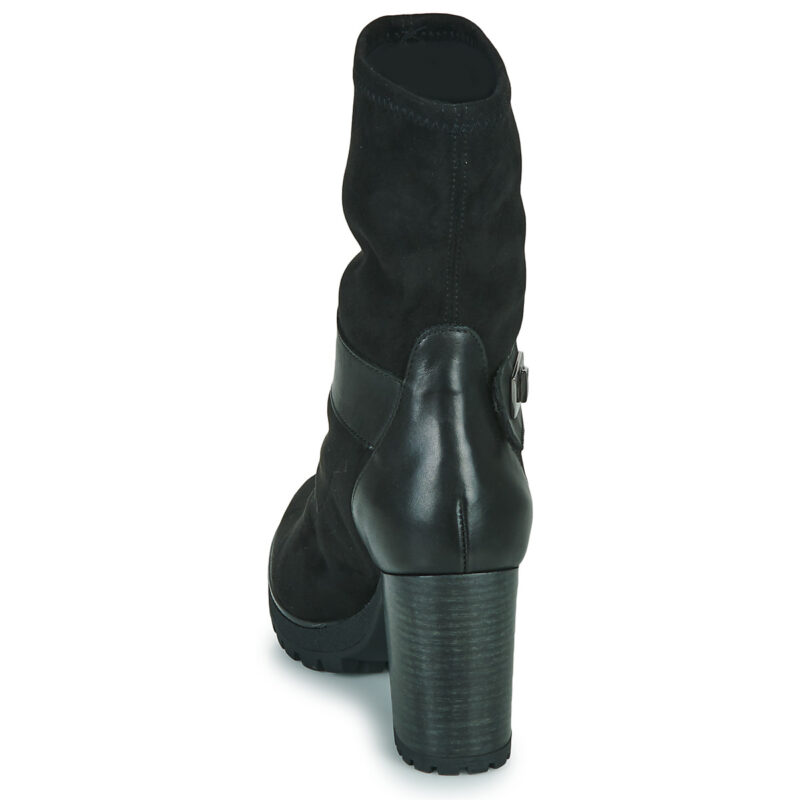 Otess / Zo&iuml; 12600-LICRA-ANIL-NOIR Nero Stivaletti Donna - 5