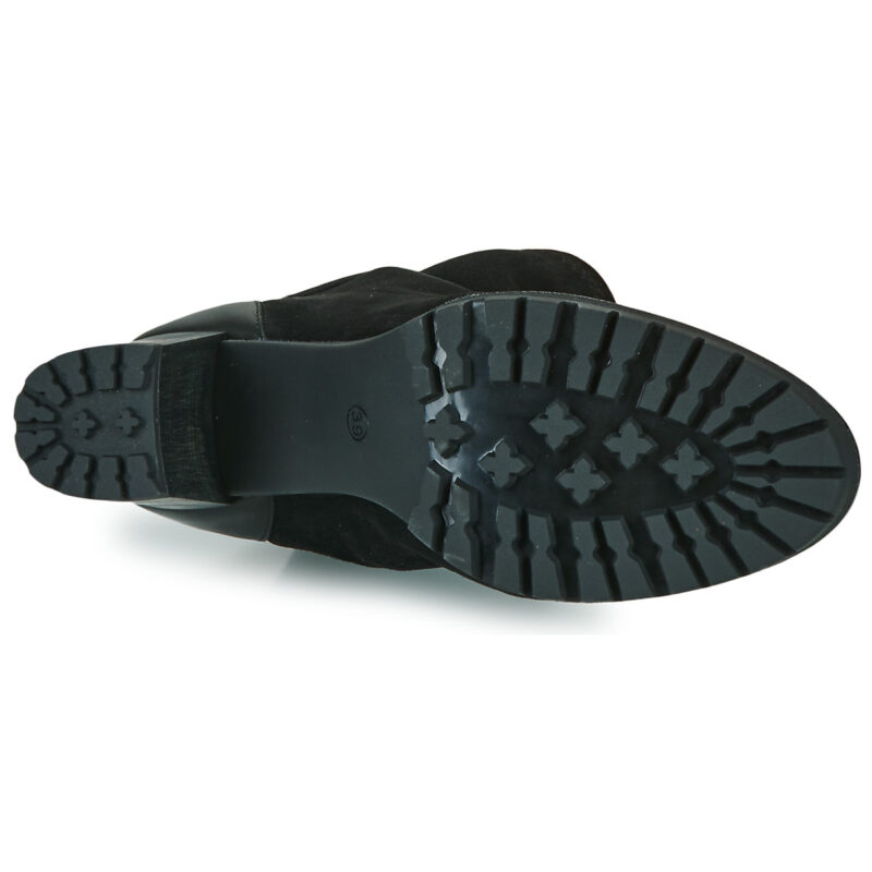 Otess / Zo&iuml; 12600-LICRA-ANIL-NOIR Nero Stivaletti Donna - 7