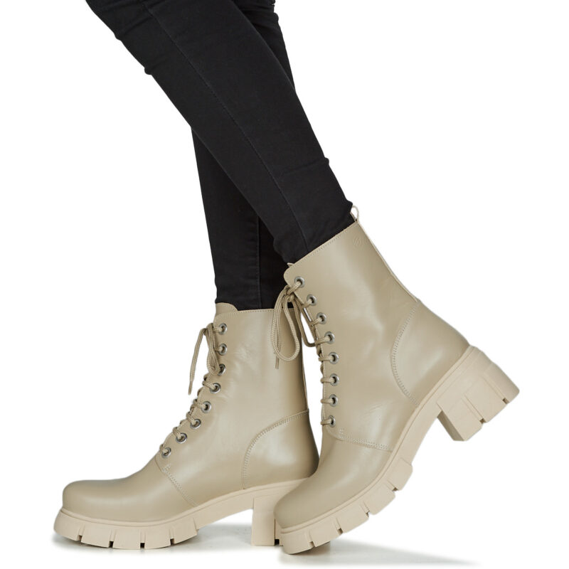Betty London POLLINA Beige Damen Stiefeletten - 8