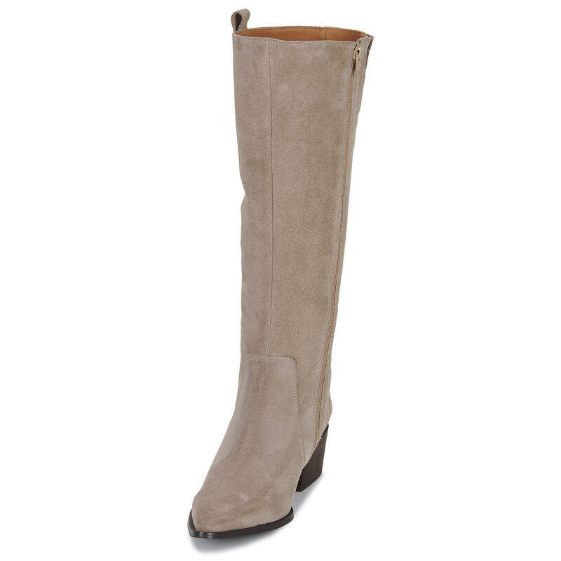 Betty London LINDA Beige Heeled Boots Women - 3