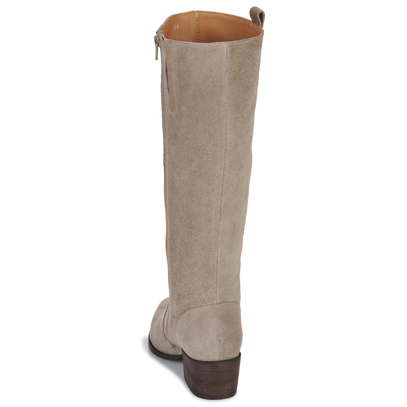 Betty London LINDA Beige Heeled Boots Women - 5
