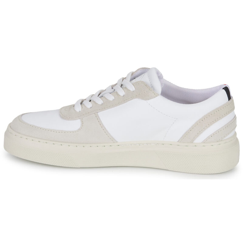 Yurban BRIXTON Wei&szlig;e Low-Sneaker f&uuml;r Damen - Gr&ouml;&szlig;e 4