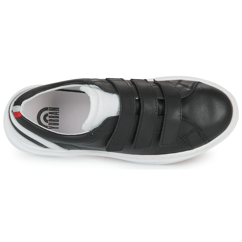 Yurban LIVERPOOL Schwarze Low-Sneaker f&uuml;r Damen - Gr&ouml;&szlig;e 6