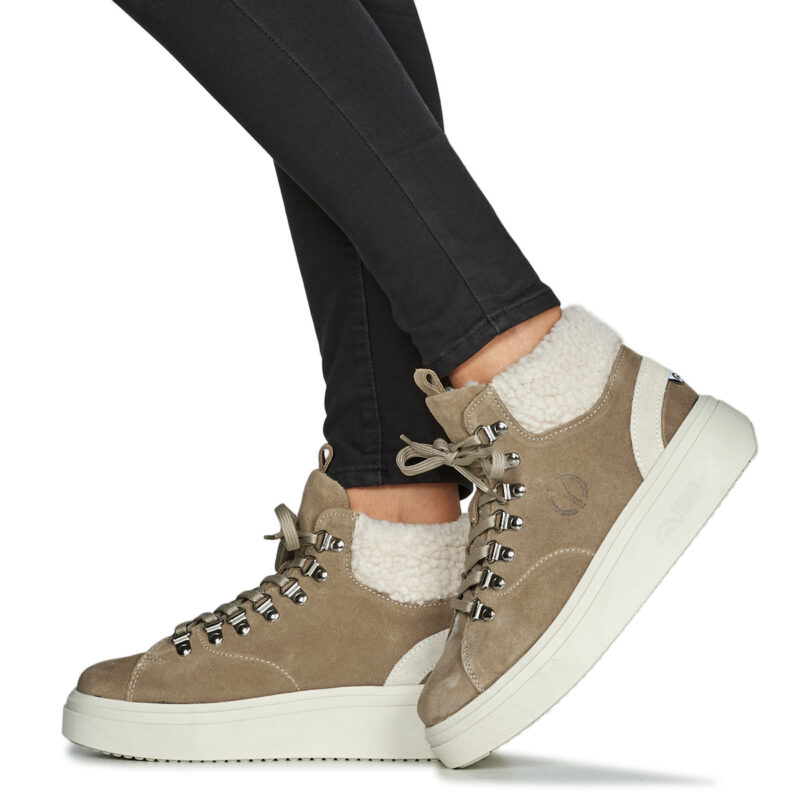 Yurban GRENOBLE Beige High Sneakers Damen - 8