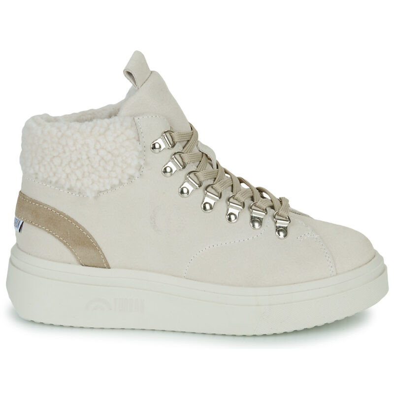 Yurban GRENOBLE Wei&szlig; High-Top-Sneaker Damen - 2