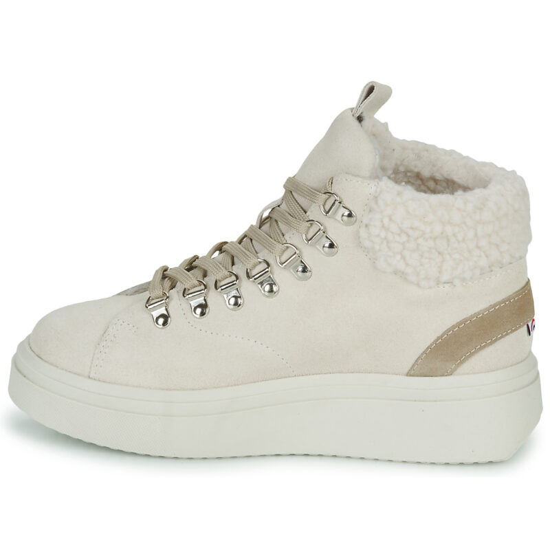 Yurban GRENOBLE Wei&szlig; High-Top-Sneaker Damen - 4