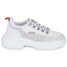 Yurban ROMA Wei&szlig;e Low-Top-Sneaker f&uuml;r Damen - Gr&ouml;&szlig;e 2