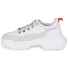 Yurban ROMA Wei&szlig;e Low-Top-Sneaker f&uuml;r Damen - Gr&ouml;&szlig;e 4