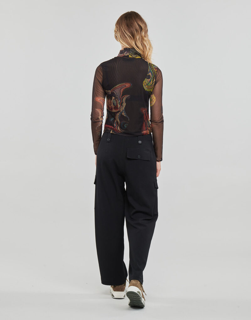 T-shirts a maniche lunghe Desigual FRIENDS Nero T-shirts a maniche lunghe Donna - 4