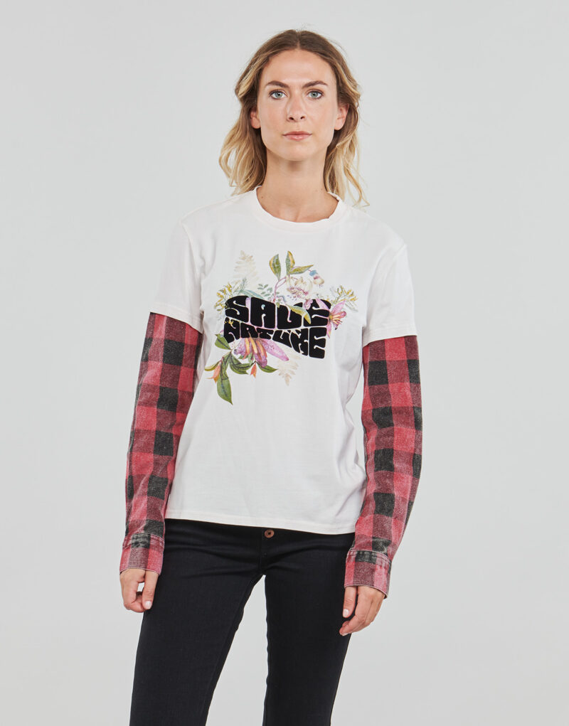 T-shirts a maniche lunghe Desigual CLEA Multicolore T-shirts a maniche lunghe Donna - 2