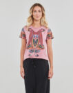 T-shirt Desigual FLOWER Rosa T-shirt maniche corte Donna - 2