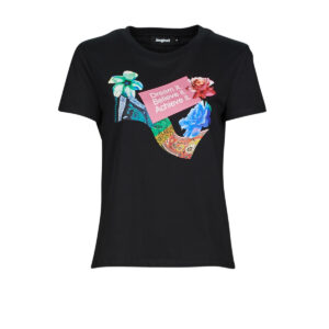 T-shirt  Desigual  LILY  Nero -  T-shirt maniche corte Donna