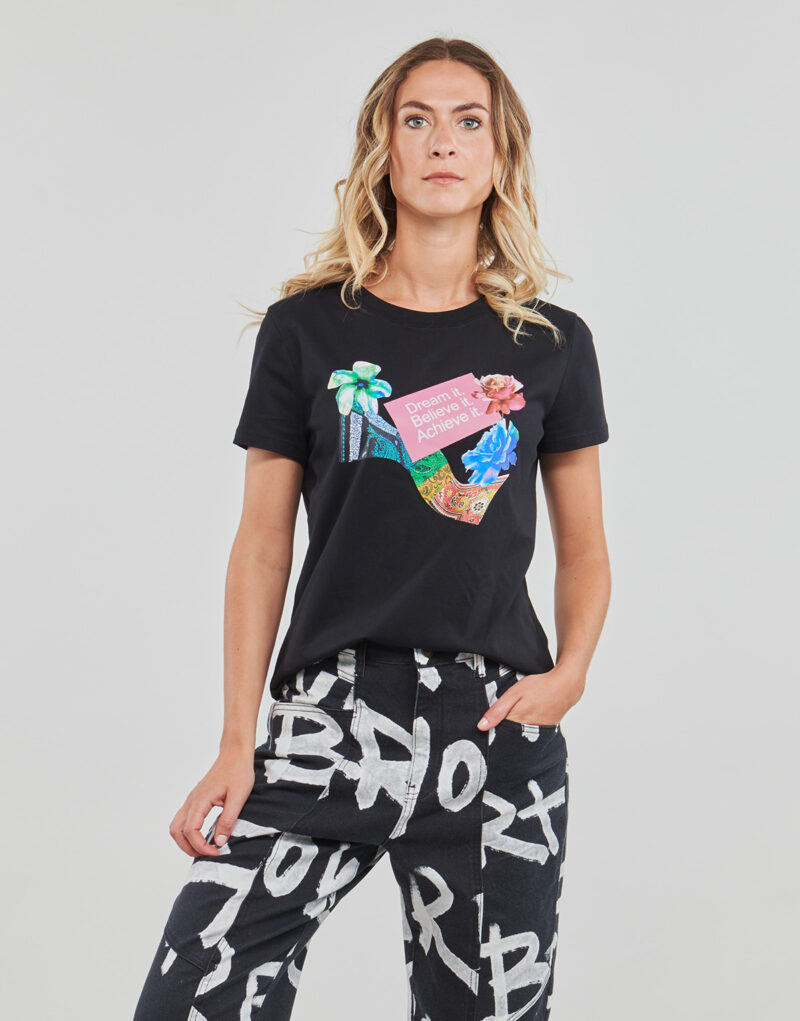 T-shirt Desigual LILY Nero T-shirt maniche corte Donna - 2