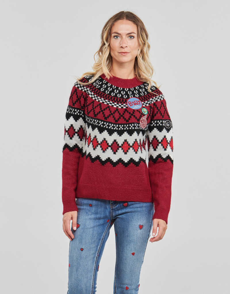 Maglione Desigual BUDDY Rosso Maglioni Donna - 2