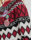 Maglione Desigual BUDDY Rosso Maglioni Donna - 5