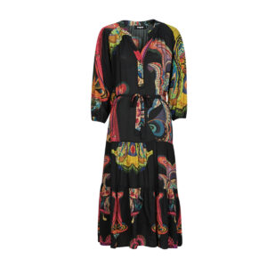 Abito   Desigual  ODYSSEY  Nero -   Abiti Lunghi Donna