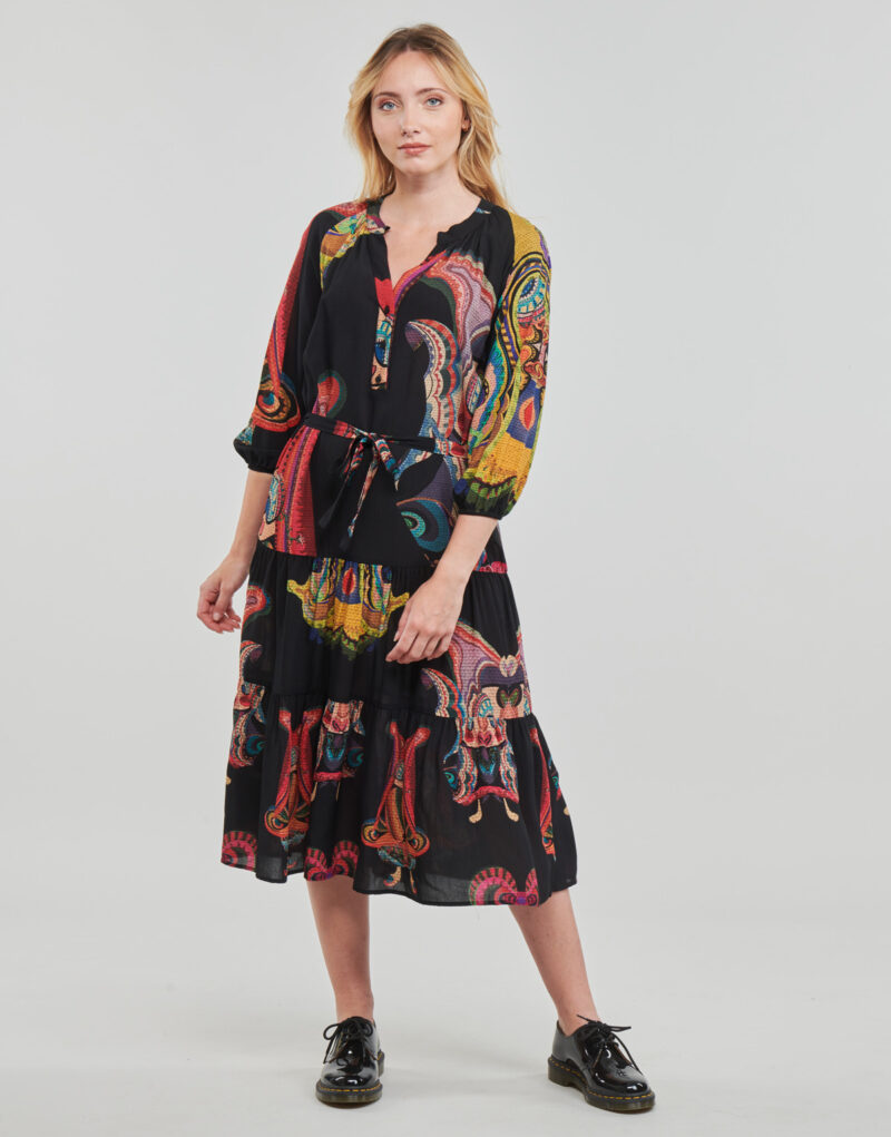 Habiller Desigual ODYSSEY Noir Abiti Lunghi Donna - 2