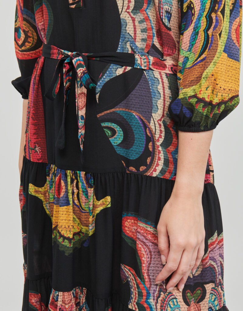 Habiller Desigual ODYSSEY Noir Abiti Lunghi Donna - 5