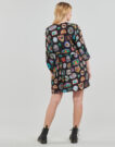 Abito corto Desigual STAMP Nero Abiti corti Donna - 4