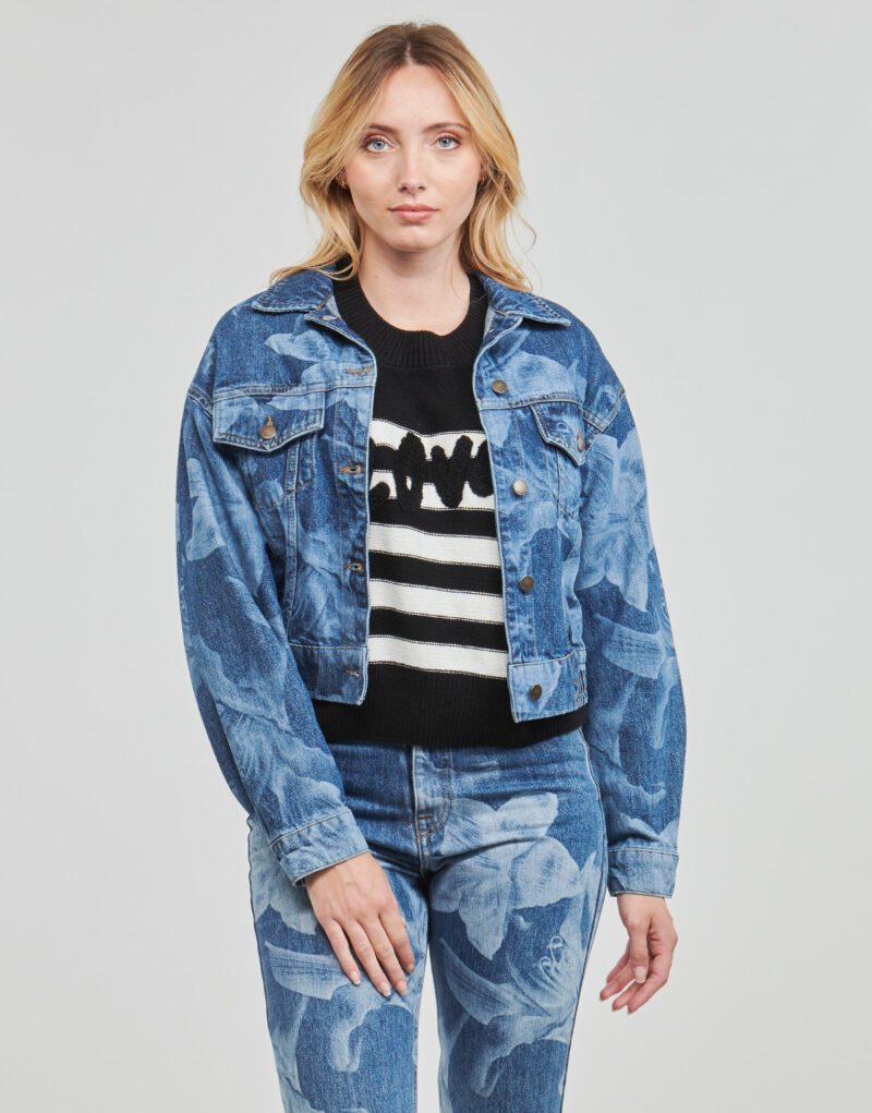 Chaqueta de mezclilla Desigual Chaquetas vaqueras azules OKLAHOMA para mujer - 2