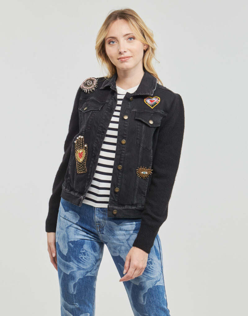 Giacca in jeans Desigual DENVER Nero Giacche in jeans Donna - 2