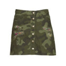 Gonne corte Desigual DUNA Kaki Gonne corte Donna - 1