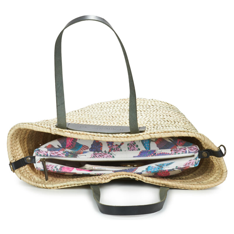 Desigual BOLS_SUMMER BUTTERFLIES Beige Damen-Einkaufstaschen - 5