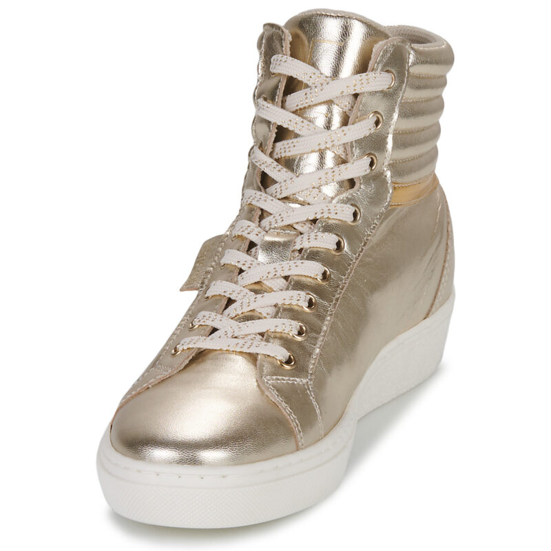 Fericelli POESIE Oro Sneakers alte Donna - 3