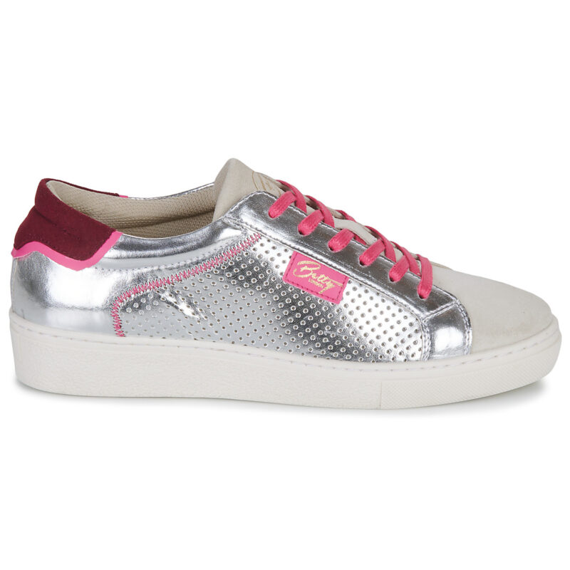 Betty London Baskets basses SANDRA Silver pour femmes - 2