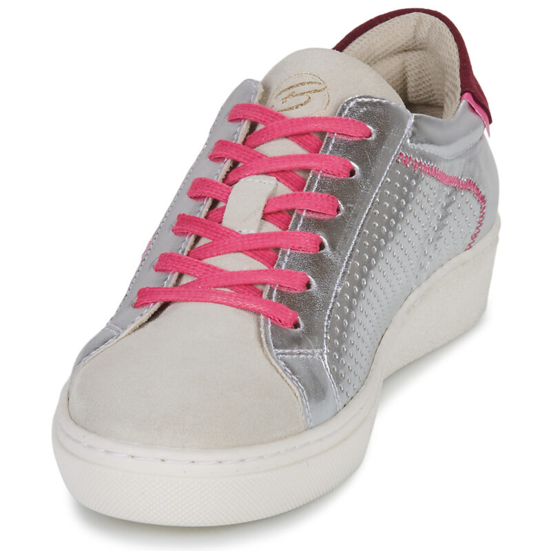 Betty London Baskets basses SANDRA Silver pour femmes - 3