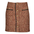 Gonne corte  Moony Mood  LYCERIE  Marrone -  Gonne corte Abbigliamento Donna - 1
