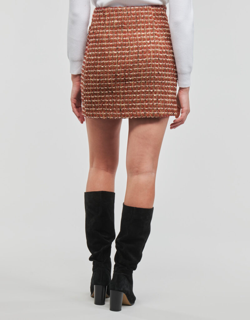 Gonne corte  Moony Mood  LYCERIE  Marrone -  Gonne corte Abbigliamento Donna - 4