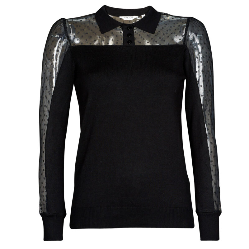 Naf Naf MIAMI Black Sweater Women's Sweaters - 1