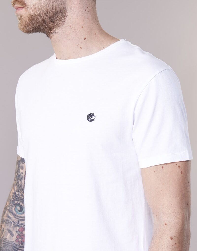 T-shirt Timberland SS DUNSTAN RIVER CREW TEE Bianco T-shirt maniche corte Uomo - 6