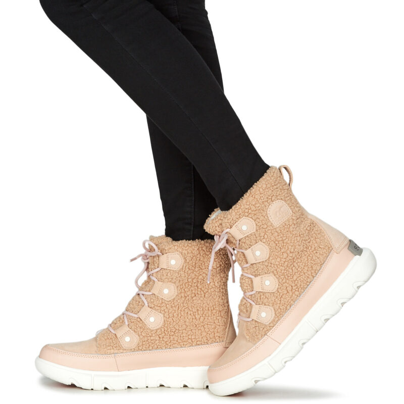 Sorel SOREL EXPLORER&trade; II JOAN COZY Beige Damen-Ankle-Boots - 8