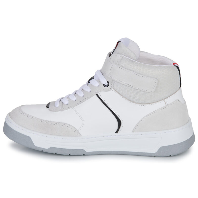 Yurban BROOKLYN White High-Top Sneakers Men - 4