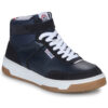 Yurban BROOKLYN Blue High-top Sneakers Men