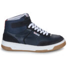 Yurban BROOKLYN Blaue High-Top-Sneaker Herren - 2