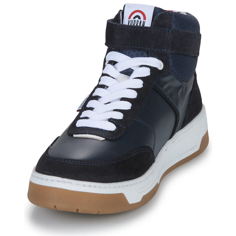 Yurban BROOKLYN Blaue High-Top-Sneaker Herren - 3