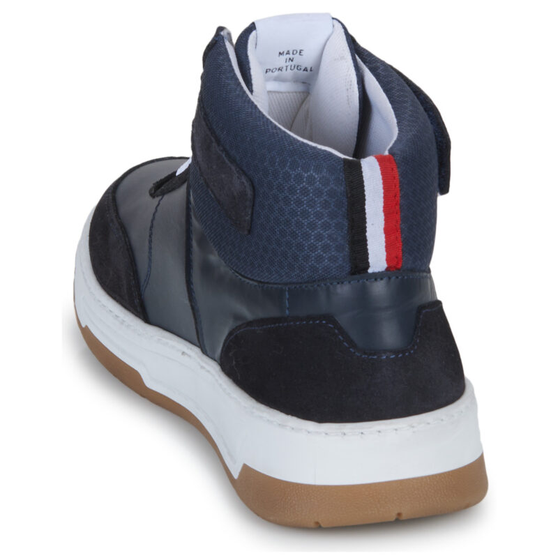 Yurban BROOKLYN Blaue High-Top-Sneaker Herren - 5